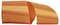 Florist Ribbons --- 4 inch x 50 yards --- Satin / Acetate Supreme Cooler Ribbon -- Tangerine Color